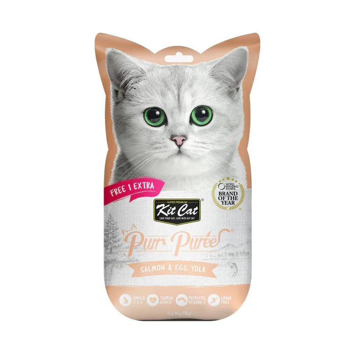 Kit Cat Purr Puree Liquid Cat Treats (5 x 15g)