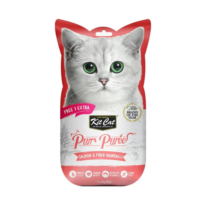 Kit Cat Purr Puree Liquid Cat Treats (5 x 15g)