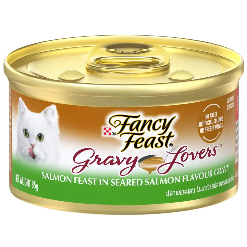 Fancy Feast Gravy Lovers Canned Cat Wet Food 85g x 24pcs