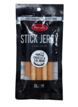 Bowwow Cheese & Salmon Stick (5 pcs) Dog Treats [Wt: 50 g]