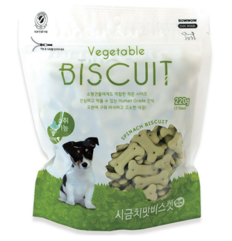 Bowwow Vegetable Biscuit Dog Treats [Wt: 220 g]