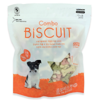 Bowwow Combo Biscuit Dog Treats [Wt: 220 g]