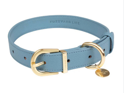 FuzzYard Life Atelier Dog Collar - French Blue [Size: Small]