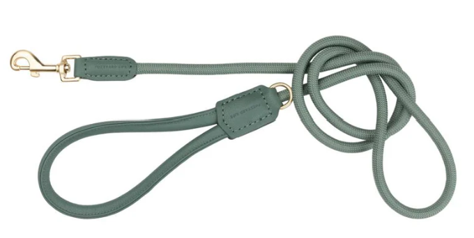 FuzzYard Life Atelier Dog Rope Lead - Myrtle Green [Size: Large]
