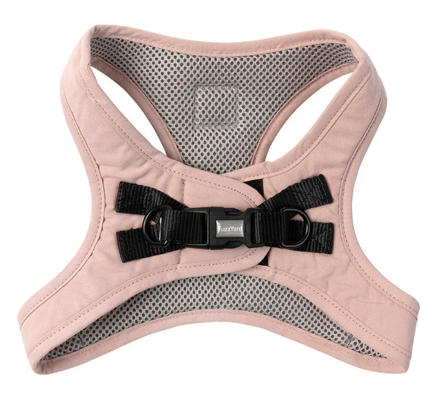 FuzzYard Life Step-in Dog Harness,Soft Blush [Size: X-Large]