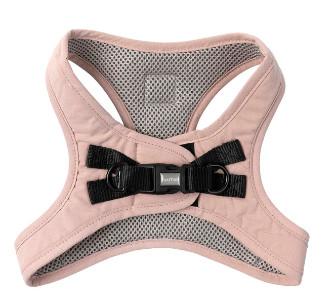 FuzzYard Life Step-in Dog Harness,Soft Blush [Size: X-Small]