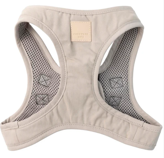 FuzzYard Life Step-in Dog Harness,Sandstone [Size: Large]
