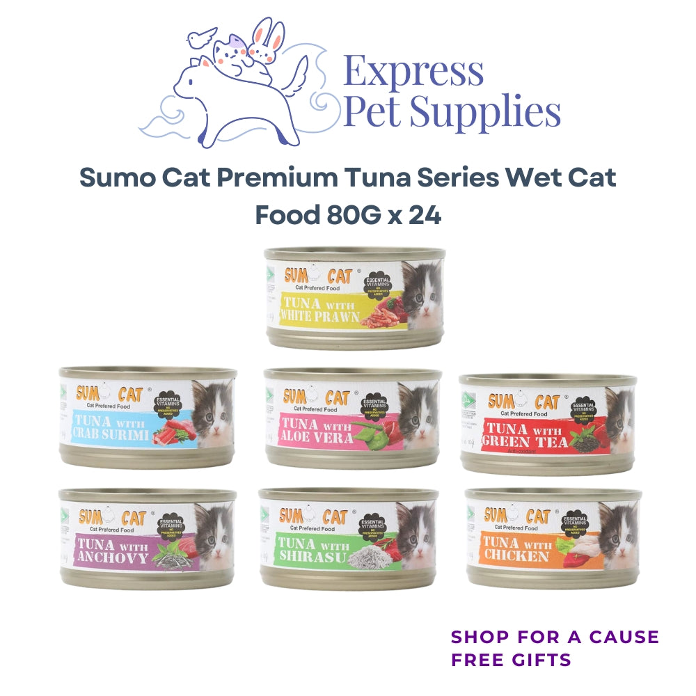 Sumo Cat Premium Tuna Series Wet Cat Food 80G x 24