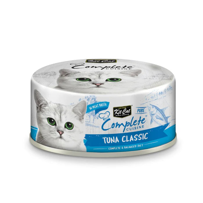 Kit Cat Pure Complete Cuisine Tuna Cat Wet Food 70g x 24pcs