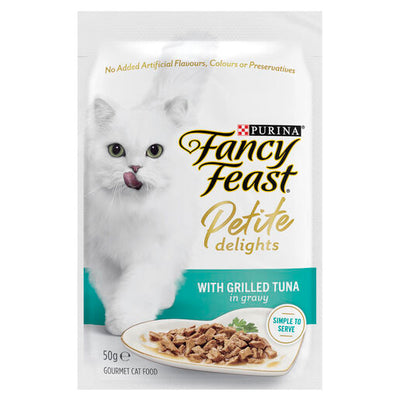 Fancy Feast Petite Delights Pouch Cat Wet Food 50g