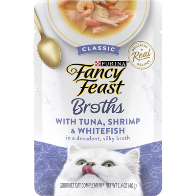 Fancy Feast Broths Pouch Cat Wet Food 40g
