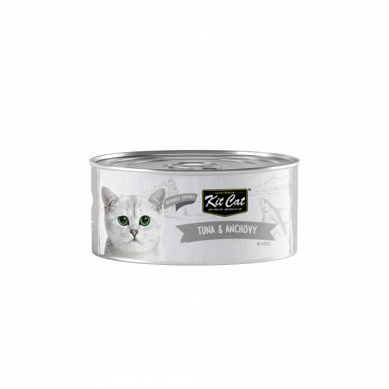 Kit Cat Tuna Deboned Toppers Grain-Free Cat Food 80g x 24pcs