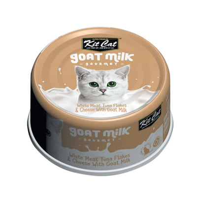 Kit Cat Goat Milk Gourmet Tuna Cat Wet Food 70g x 24pcs