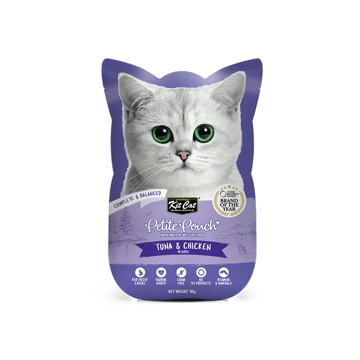 Kit Cat Petite Pouch Complete & Balanced Cat Wet Food 70g