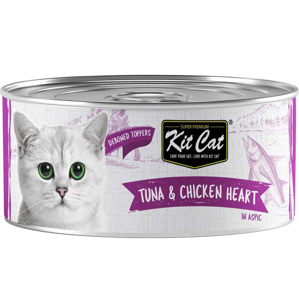 Kit Cat Deboned Toppers Grain-Free Cat Food 80g x 24pcs