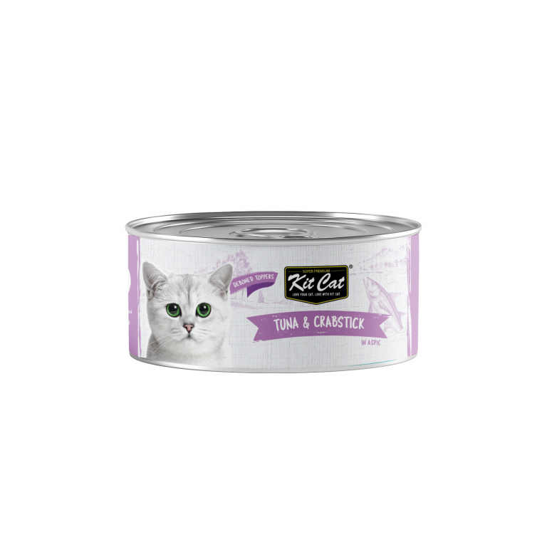 Kit Cat Tuna Deboned Toppers Grain-Free Cat Food 80g x 24pcs