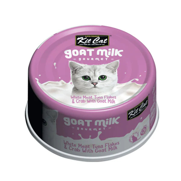 Kit Cat Goat Milk Gourmet Tuna Cat Wet Food 70g x 24pcs