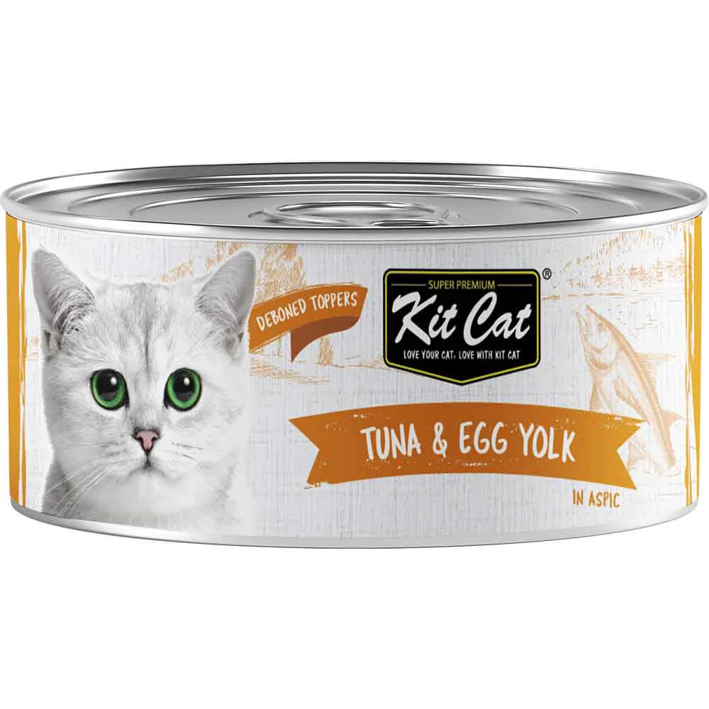 Kit Cat Deboned Toppers Grain-Free Cat Food 80g x 24pcs