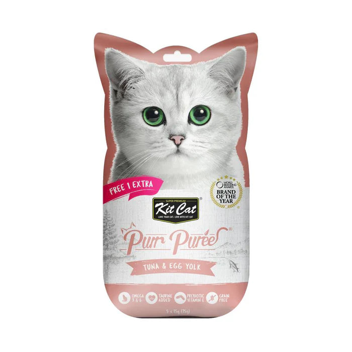 Kit Cat Purr Puree Liquid Cat Treats (5 x 15g)