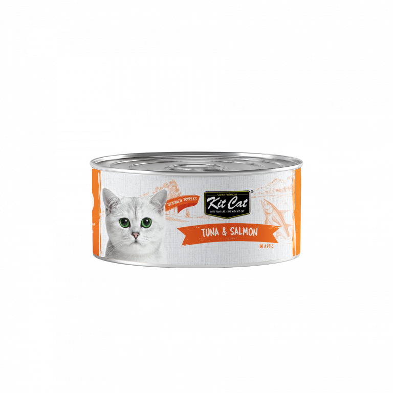 Kit Cat Tuna Deboned Toppers Grain-Free Cat Food 80g x 24pcs