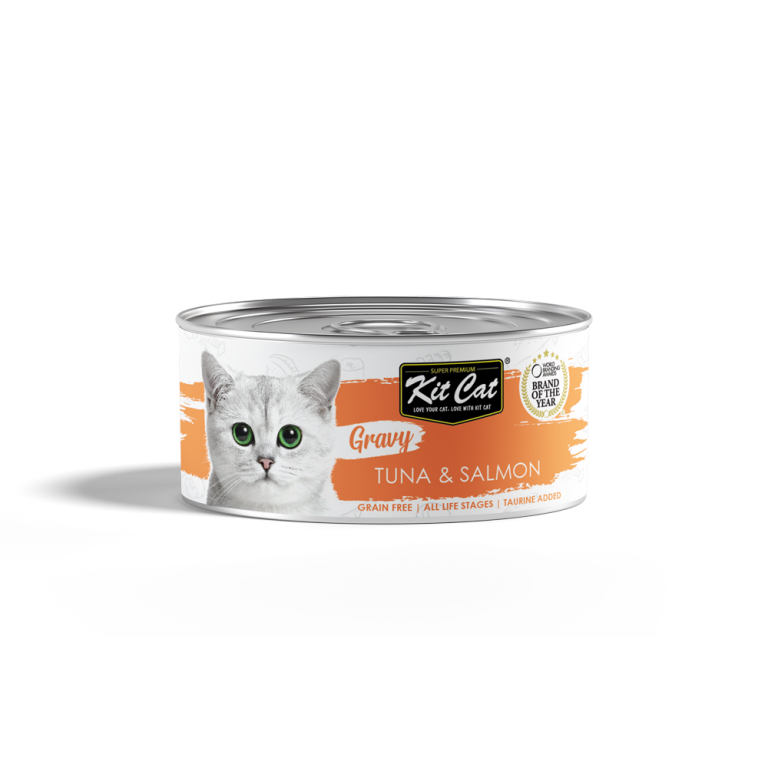 Kit Cat Tuna Gravy Canned Cat Wet Food 70g x 24pcs