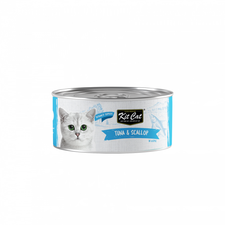 Kit Cat Tuna Deboned Toppers Grain-Free Cat Food 80g x 24pcs