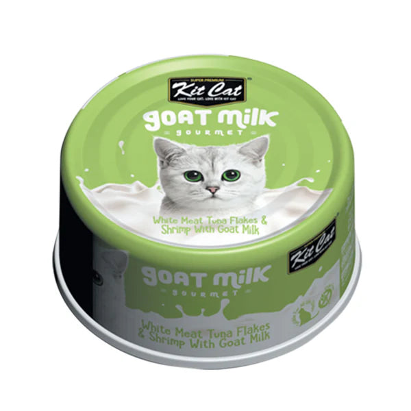 Kit Cat Goat Milk Gourmet Tuna Cat Wet Food 70g x 24pcs