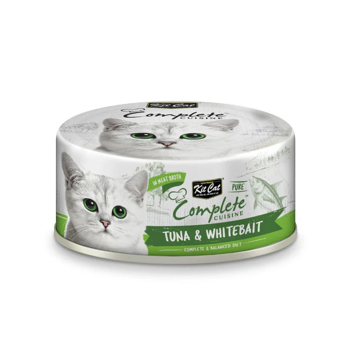 Kit Cat Pure Complete Cuisine Tuna Cat Wet Food 70g x 24pcs