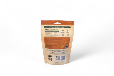Zeal Dried Veal Short Ribs Dog Treats [Wt: 125 g]