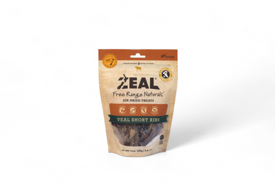 Zeal Dried Veal Short Ribs Dog Treats [Wt: 125 g]