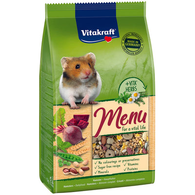 Vitakraft Life Menu, Emotion Beauty & Life Wellness Dry Food for Hamsters & Rabbit