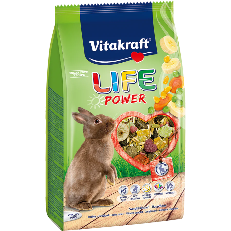 Vitakraft Life Menu, Emotion Beauty & Life Wellness Dry Food for Hamsters & Rabbit