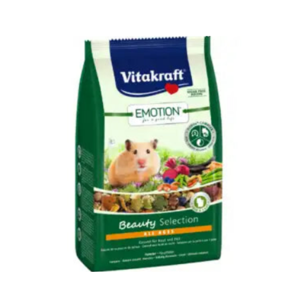 Vitakraft Life Menu, Emotion Beauty & Life Wellness Dry Food for Hamsters & Rabbit