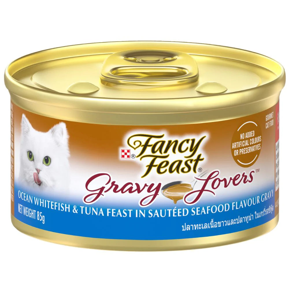 Fancy Feast Gravy Lovers Canned Cat Wet Food 85g x 24pcs