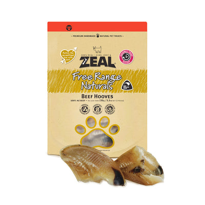 Zeal Dried Beef Hooves Dog Treats [Wt: 150 g]