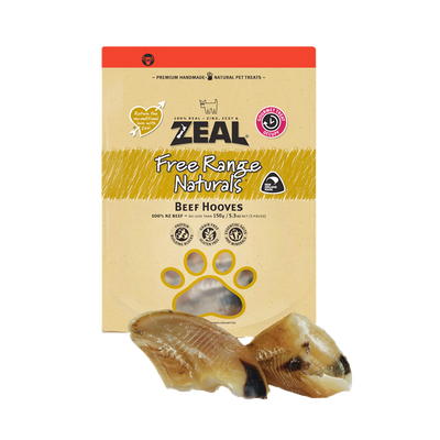 Zeal Dried Beef Hooves Dog Treats [Wt: 150 g]