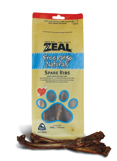 Zeal Dried Spare Ribs Dog Treats