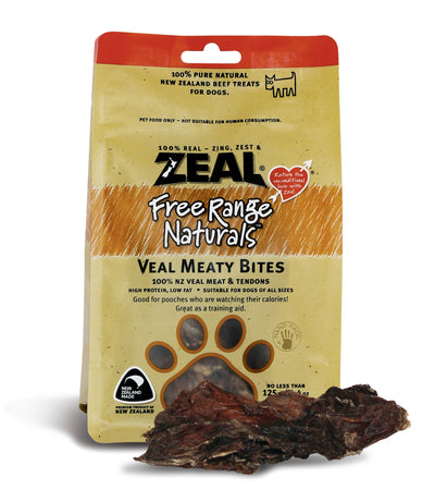 Zeal Veal Meaty Bites Dog Treats [Wt: 125 g]