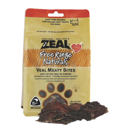Zeal Veal Meaty Bites Dog Treats [Wt: 125 g]