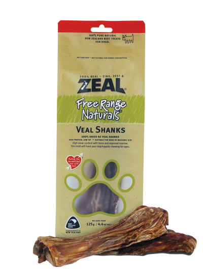 Zeal Dried Veal Shanks Dog Treats [Wt: 150 g]