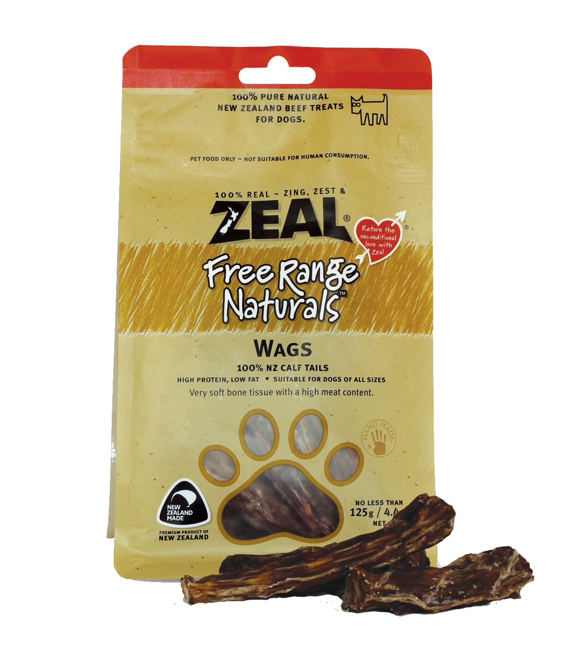 Zeal Wags Dog Treats [Wt: 125 g]