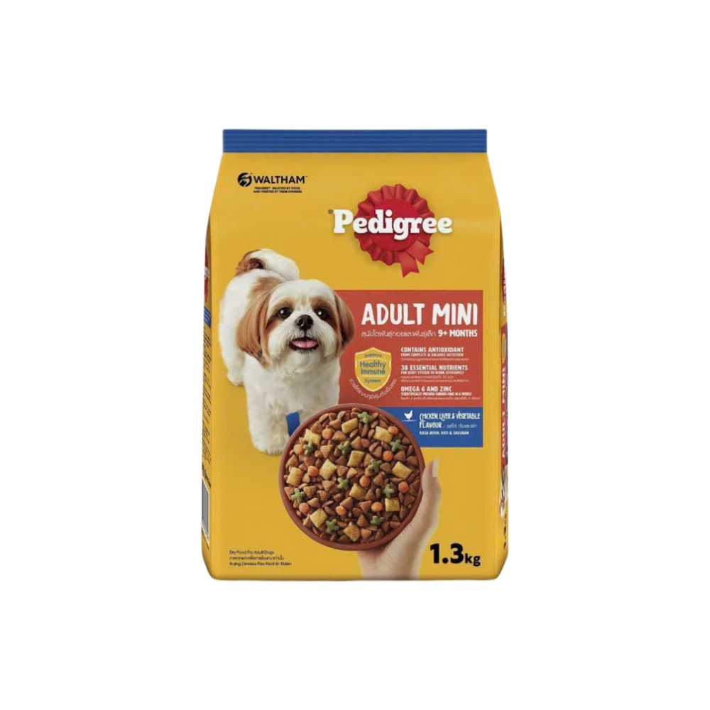 Pedigree Mini Adult Dog Dry Food 1.3kg