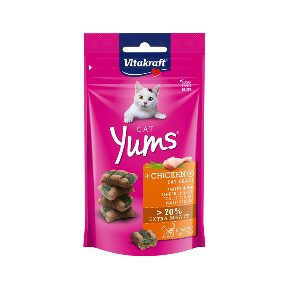 [CLEARANCE SALE] PRICE DROP Golden Redfish Flavor | Vitakraft Yum Series Cat Treats 40g | Other Flavors Available