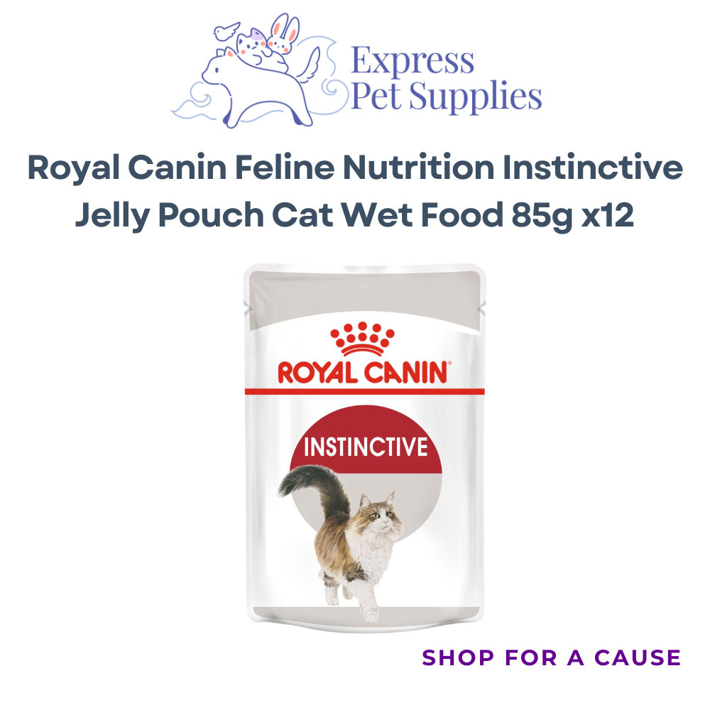 Royal Canin Feline Nutrition Instinctive Jelly Pouch Cat Wet Food 85g x12
