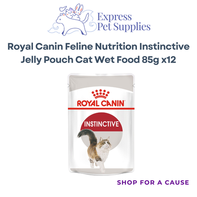 Royal Canin Feline Nutrition Instinctive Jelly Pouch Cat Wet Food 85g x12
