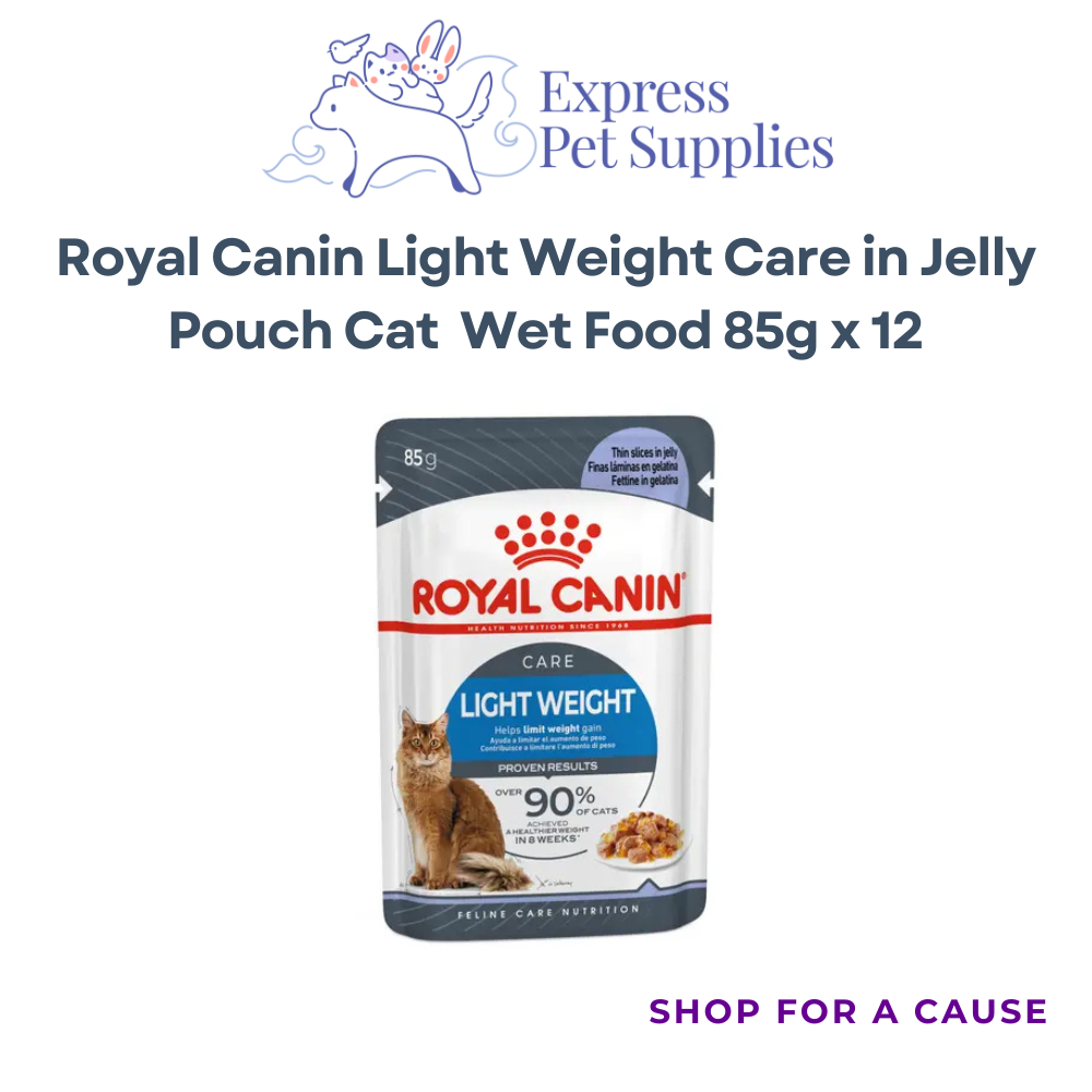 Royal Canin Feline Nutrition Light Weight Adult Pouch Cat Food 85g x12