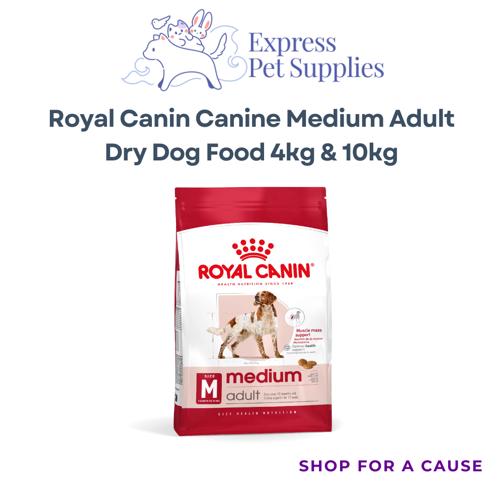 Royal Canin Canine Medium Adult Dry Dog Food 4kg & 10kg