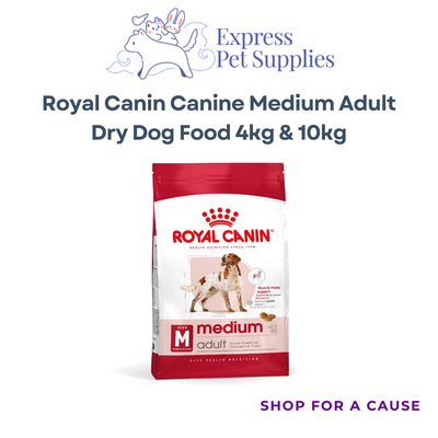 Royal Canin Canine Medium Adult Dry Dog Food 4kg & 10kg