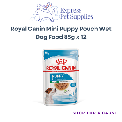 Royal Canin Mini Puppy Pouch Wet Dog Food 85g x 12