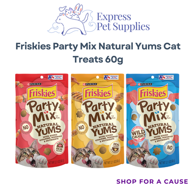 Friskies Party Mix Natural Yums Cat Treats 60g